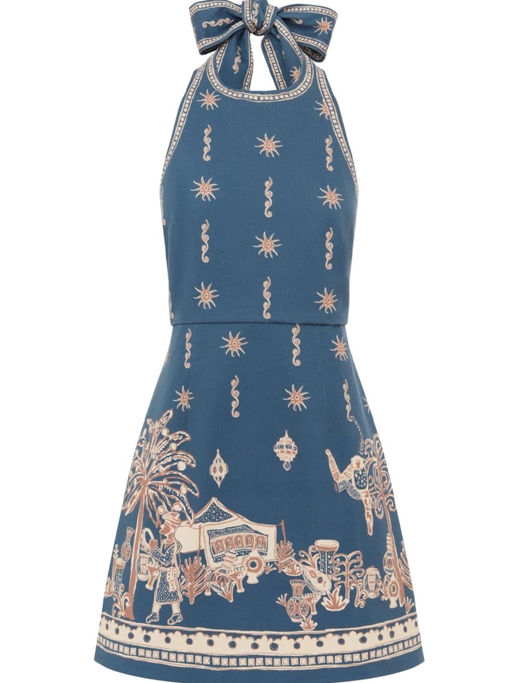NEW: Alemais Acacia Halter Mini Dress - US 6 / AU 10